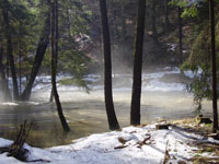 Wanderweg im Warnthal bei Neunburg